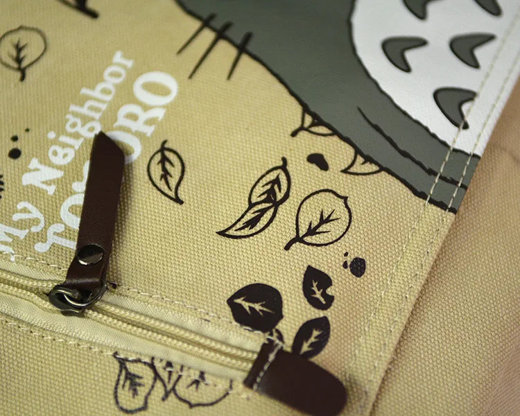 2025 New Anime Fashion Shoulder Bag Lightweight Pure Cotton Canvas Bag Retro Design Women's Crossbody Bag